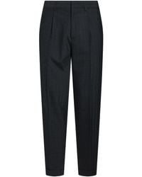 Cellar Door - Charcoal Pants Virgin Wool, Polyester, Elastane - Lyst