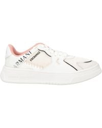 ARMANI EXCHANGE - Sneakers Polyester, Polyurethane Coated, Cow Leather - Lyst