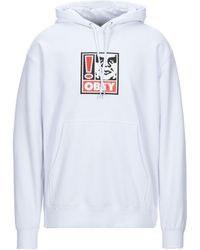 obey logo hoodie