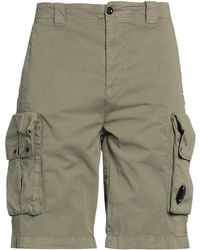 C.P. Company - Military Shorts & Bermuda Shorts Cotton, Elastane - Lyst