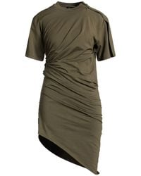 Mugler - Military Mini Dress Cotton, Elastane - Lyst