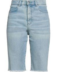 HUGO - Denim Shorts - Lyst