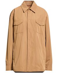 Aspesi - Camel Shirt Polyester - Lyst