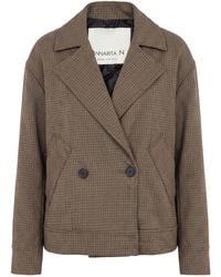 Annarita N. - Coat Polyester, Viscose, Elastane - Lyst