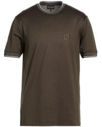 Giorgio Armani - T-Shirt Cotton, Silk, Viscose, Polyester - Lyst