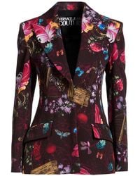 Versace Jeans Couture - Blazer Polyester, Elastane - Lyst