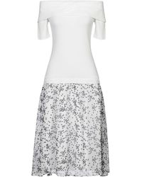 P.A.R.O.S.H. Midikleid - Weiß