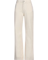 Haveone - Ivory Pants Cotton - Lyst