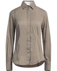 Le Sarte Pettegole - Khaki Shirt Cotton, Polyamide, Elastane - Lyst