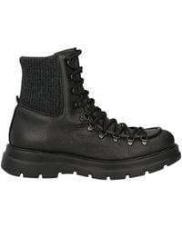 Giovanni Conti - Ankle Boots Leather, Textile Fibers - Lyst