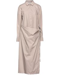 Damen Bekleidung Kleider Freizeitkleider und Tageskleider WEILI ZHENG Synthetik Midi-Kleid in Lila 