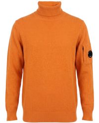 C.P. Company - Turtleneck Wool, Polyamide - Lyst