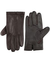 Emporio Armani - Dark Gloves Lambskin - Lyst