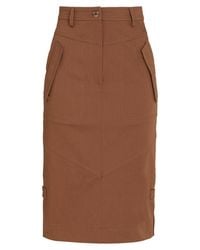 Alberta Ferretti - Midi Skirt - Lyst