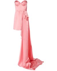 Halpern - Mini Dress Acetate, Viscose - Lyst