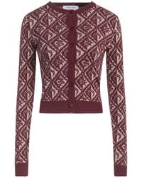 Marine Serre - Cárdigan Moon Diamant en jacquard - Lyst