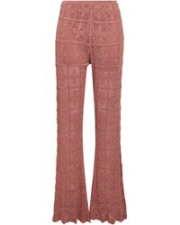 Liviana Conti - Pants Cotton, Polyamide, Elastane - Lyst