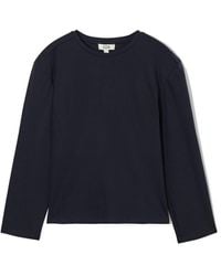 COS - Waisted Long-sleeved Top - Lyst