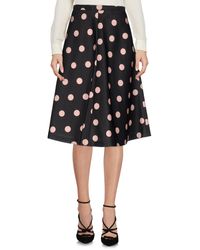 RED Valentino Falda corta - Negro