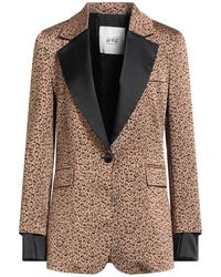 B.yu - Sand Blazer Polyester, Elastane - Lyst