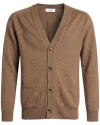 Lardini - Camel Cardigan Cashmere - Lyst
