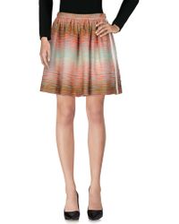 MSGM Gonna ginocchio - Rosa