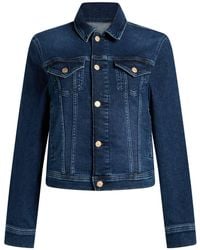 7 For All Mankind - Denim Outerwear Cotton, Modal, Elastomultiester, Elastane - Lyst
