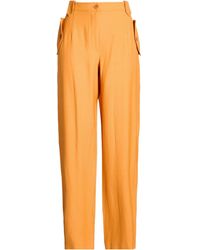 Alberta Ferretti - Pants Viscose, Linen - Lyst