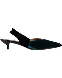 Escarpins Synthétique Emporio Armani en coloris Bleu Femme Chaussures Chaussures à talons Escarpins 