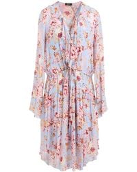Liu Jo - Better Light Midi Dress Polyester - Lyst