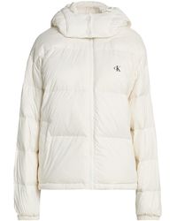 Calvin Klein - Ivory Puffer Polyamide - Lyst