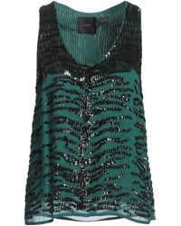 Pinko - Top Viscose, Polyester - Lyst