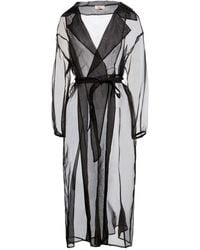 Herno - Overcoat & Trench Coat Silk - Lyst