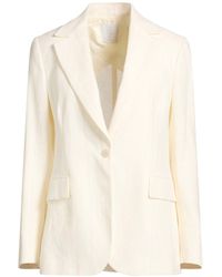Eleventy - Platinum Ivory Blazer Linen, Wool - Lyst