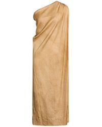 Uma Wang - Midi Dress Cotton, Silk - Lyst