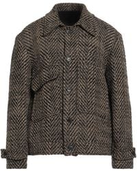 Costumein - Khaki Coat Virgin Wool, Acrylic, Polyamide, Polyester - Lyst