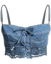 ERMANNO FIRENZE - Top Cotton - Lyst