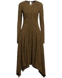 High - Robe midi - Lyst