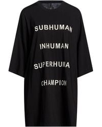 Rick Owens X Champion - T-Shirt Cotton - Lyst