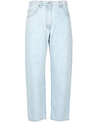 MSGM - Pantalon en jean - Lyst