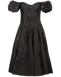 Moschino - Midi Dress Cotton, Polyamide, Viscose - Lyst