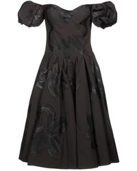 Moschino - Midi Dress Cotton, Polyamide, Viscose - Lyst