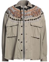 Sacai - Military Shirt Cotton, Polyester, Acrylic, Rayon, Linen - Lyst