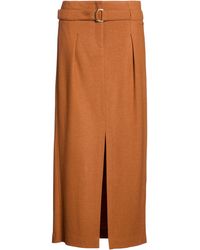Marc Cain - Maxi Skirt Wool - Lyst