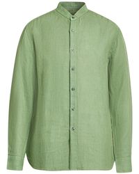 120% Lino - Military Shirt Linen - Lyst