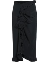 Maliparmi - Midi Skirt Acetate, Silk - Lyst