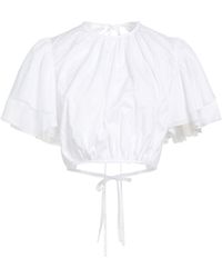 Alexandre Vauthier - Top Cotton - Lyst