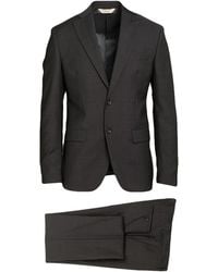 Paoloni - Charcoal Suit Virgin Wool - Lyst
