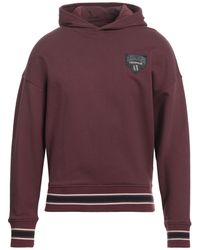 ARMANI EXCHANGE - Burgundy Sweatshirt Cotton, Polyester, Elastane - Lyst