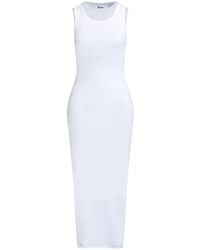 MSGM - Midi Dress Cotton, Elastane - Lyst
